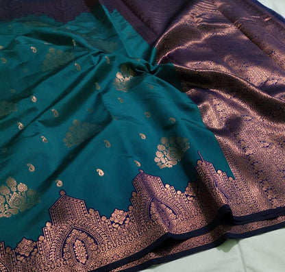 Multi Enchanting Yet Breathable Organic Banarasi Sarees For Intimate And Big Fat Indian Weddings